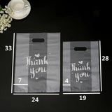 50Pcs Thank You Plastic Gift Bags Christmas Wedding Candy Wrapping Bags