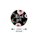 500 Thank You Packaging Stickers for Candy Bags