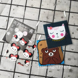 100pcs Cartoon Plastic Bag Party Favors Cookie Candy Gift Bags