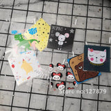 100pcs Cartoon Plastic Bag Party Favors Cookie Candy Gift Bags