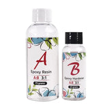 Clear 3:1 AB Resin Epoxy Glue Adhesive Hardener For DIY Jewelry