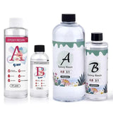 Clear 3:1 AB Resin Epoxy Glue Adhesive Hardener For DIY Jewelry