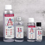 Clear 3:1 AB Resin Epoxy Glue Adhesive Hardener For DIY Jewelry
