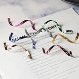 500Pcs Laser Wire Metallic Twist Ties DIY Lollipop Food Dessert Candy Sealing
