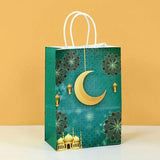 4Pcs EID Mubarak Paper Handle Bag Islamic Muslim Eid Al-fitr Party Favors Decor