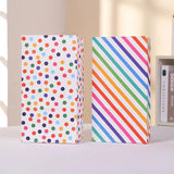 10 Pcs Rainbow Dot Stripe Paper Bags Wedding Party Favor DIY Candy Birthday