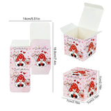 6pcs Red Love Cookies Candy Box Pink Valentines Chocolate Gift Packaging Box