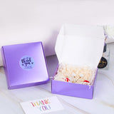 Purple Carton Box Soap Box