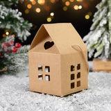 5pcs EID Mubarak Gift Boxes House Shape Chocolate Candy Cookie Packaging Box