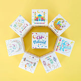8pcs Eid Mubarak Gift Boxes Candy Cake Packaging Box