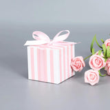 10Pcs Pink Laser Cut Christmas Party Favor Boxes for Wedding Birthday