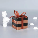 10Pcs Pink Laser Cut Christmas Party Favor Boxes for Wedding Birthday