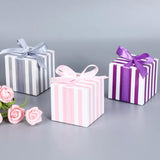 10Pcs Pink Laser Cut Christmas Party Favor Boxes for Wedding Birthday