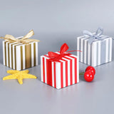 10Pcs Pink Laser Cut Christmas Party Favor Boxes for Wedding Birthday