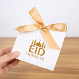 5Pcs Eid Mubarak Cookie Candy Box Party Supplies