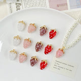 Resin Pearl Eardrop Pendant DIY Necklace Earring Charms