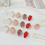 Resin Pearl Eardrop Pendant DIY Necklace Earring Charms