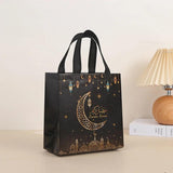 4pcs Eid Mubarak Nonwoven Gift Bags Ramadan Kareem Cookie Candy Packaging