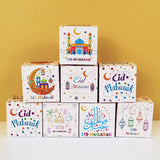 8Pcs EID Mubarak Candy Chocolate Packaging Bag Ramadan Islamic Muslim Party
