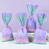 Little Mermaid Party Gift Bags Mermaid Tail Favors Candy Packing Bag