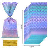 Little Mermaid Party Gift Bags Mermaid Tail Favors Candy Packing Bag