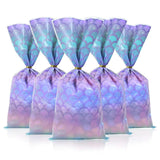 Little Mermaid Party Gift Bags Mermaid Tail Favors Candy Packing Bag