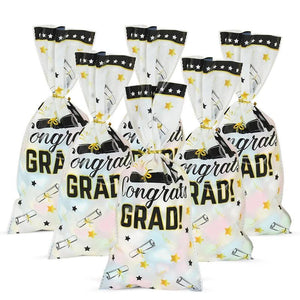 25pcs Graduation Gift Bags Candy Cookies Packaging Graduation Party Decoration