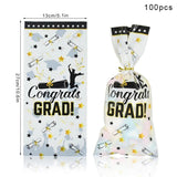 25pcs Graduation Gift Bags Candy Cookies Packaging Graduation Party Decoration