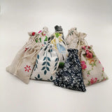 10pcs Jute Bag Sack Cotton Drawstring Gift Bags Wedding Party Pouches
