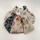 10pcs Jute Bag Sack Cotton Drawstring Gift Bags Wedding Party Pouches