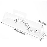 Transparent Flower Box Portable Triangle Flower Pack