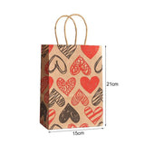 Valentines Gift Bag Love Heart Chocolate Candy Packaging Wedding Supplies