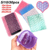 30pcs Heart Shaped Bubble Mailers Envelope Foam Packing Bags