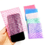 30pcs Heart Shaped Bubble Mailers Envelope Foam Packing Bags