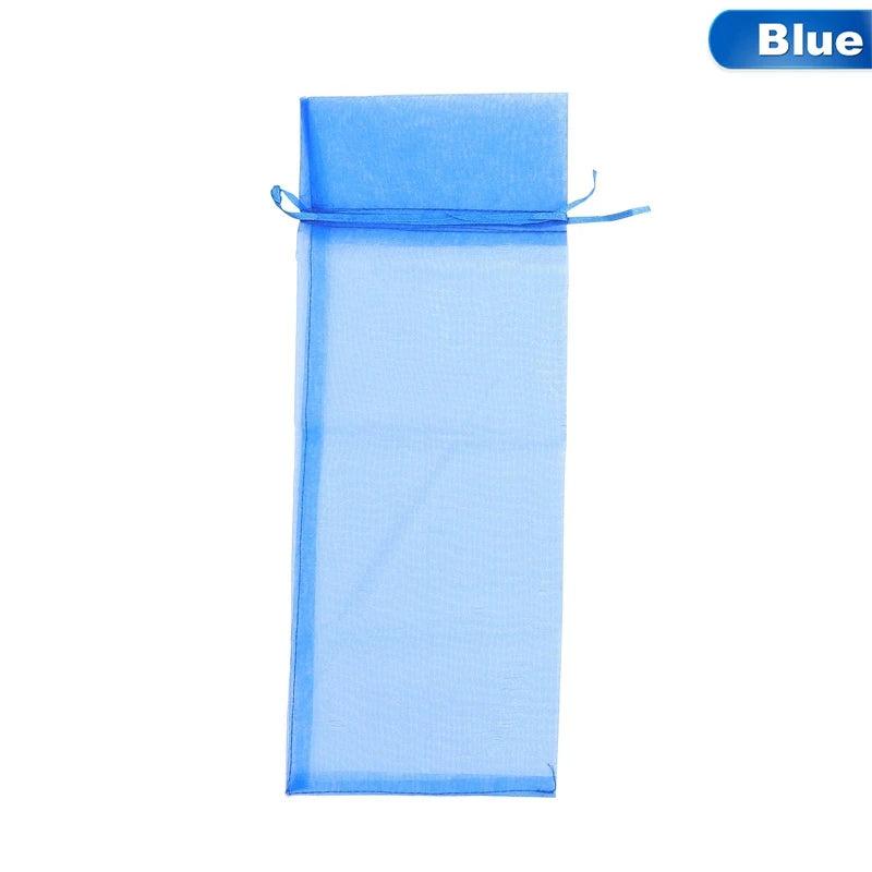 10Pcs 14*37CM Organza Wine Bottle Wedding Favor Bags