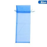 10Pcs 14*37CM Organza Wine Bottle Wedding Favor Bags