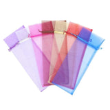 10Pcs 14*37CM Organza Wine Bottle Wedding Favor Bags