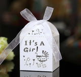 Pink Gift Boxes for Girl Baptism Baby Shower Birthday Party Favor