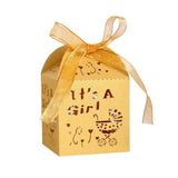 Pink Gift Boxes for Girl Baptism Baby Shower Birthday Party Favor