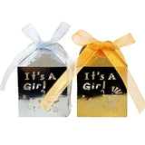 Pink Gift Boxes for Girl Baptism Baby Shower Birthday Party Favor