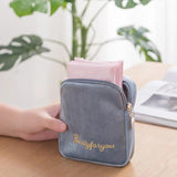 Canvas Diaper Sanitary Napkin Storage Bag Coin Purse Organizer
