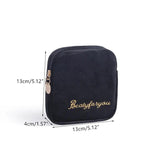 Canvas Diaper Sanitary Napkin Storage Bag Coin Purse Organizer