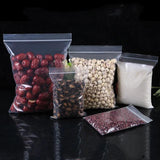 Clear Zip Lock Bag Thick Plastic Pouches Jewelry Food Storage Bag