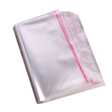 Self Sealing Transparent Plastic Bag, Cellophane, 100pcs