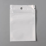 9 Size White/Clear Self Seal Zipper Plastic Bag Retail Jewelry Packaging