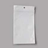 9 Size White/Clear Self Seal Zipper Plastic Bag Retail Jewelry Packaging