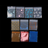 100Pcs/Lot 4x5cm Ziplock Bags Transparent Plastic Jewelry Pouches
