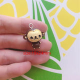 10pcs Animals Resin Charms Pendant DIY Decoration