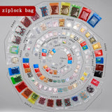 0.24mm 100pcs Mini Zip lock Bags Plastic Packaging Bags Ziplock Pill Jewelry Pou