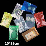 Cartoon Earrings Jewelry Storage Bag, Self-Sealing Accessory Sealing